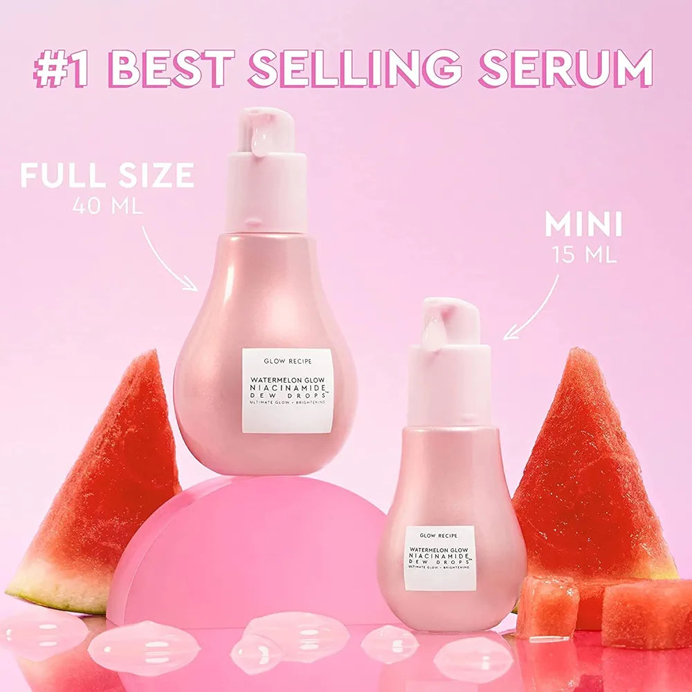 Glow Recipe Watermelon Niacinamide Dew Drops Serum, 40ml