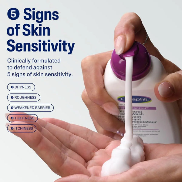 Cetaphil PRO DermaControl Oil Control Foam Wash with Zinc, 236ml