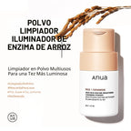 ANUA RICE ENZYME BRIGHTENING CLEANSING POWDER, Rice Mask, Ceramide, Gentle Face Wash for Brightening, Radiant Skin, Facial Cleanser for Dry Skin, Korean Skincare, Fragrance Free, 40g/1.41fl.oz.