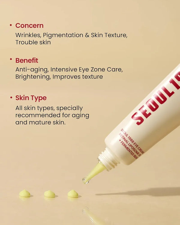 K-SECRET SEOUL 1988 Retinal Eye Cream, 30ml