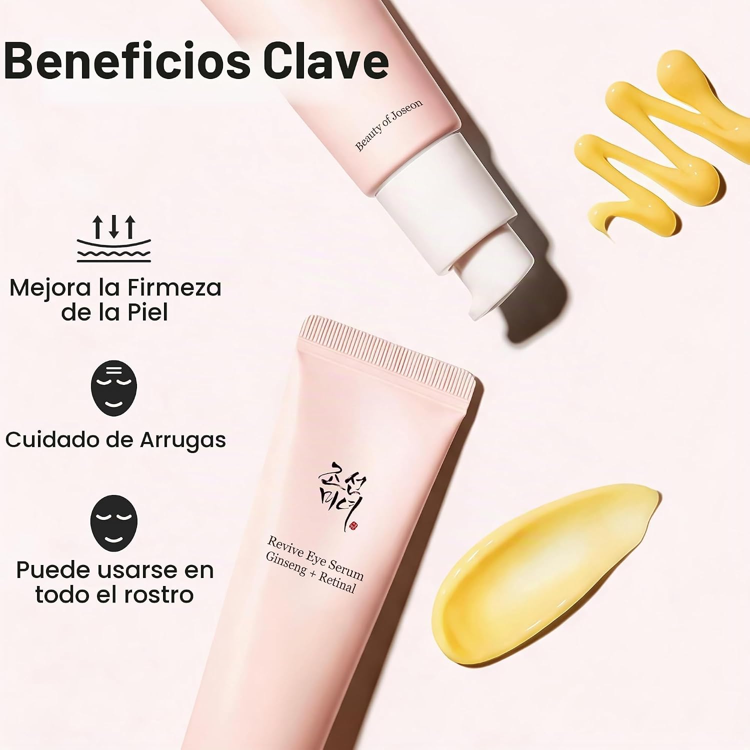 Beauty of Joseon Revive Eye Serum with Retinal Niacinamide Correction for Puffy Eye Bags Fine Lines Dark Circles Wrinkles, Korean Skin Care 30ml, 1 fl.oz