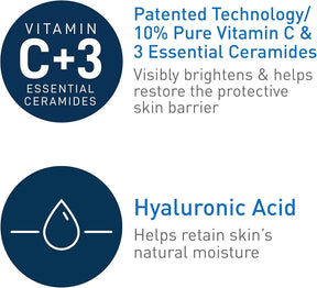 CeraVe Vitamin C Serum with Hyaluronic Acid, 1 fl oz