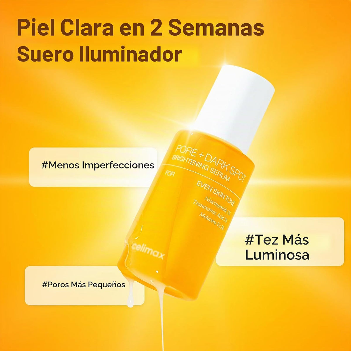 celimax Suero de poro+punto oscuro, 1.01 fl.oz